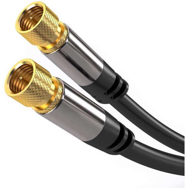 PREMIUMCORD kabel, satelitní anténní F male - F male (135...