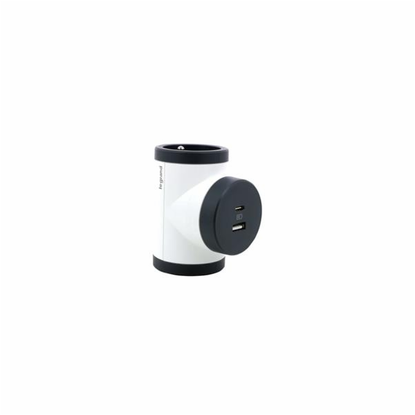 LEGRAND Revolution rozbočovač otočný 2x2P+T, nabíječka US...