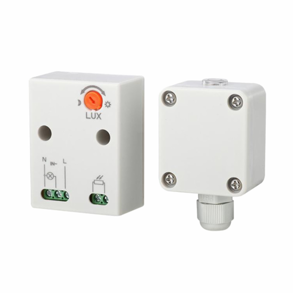 Soumrakový spínač s externím čidlem 2300W MACLEAN MCE35