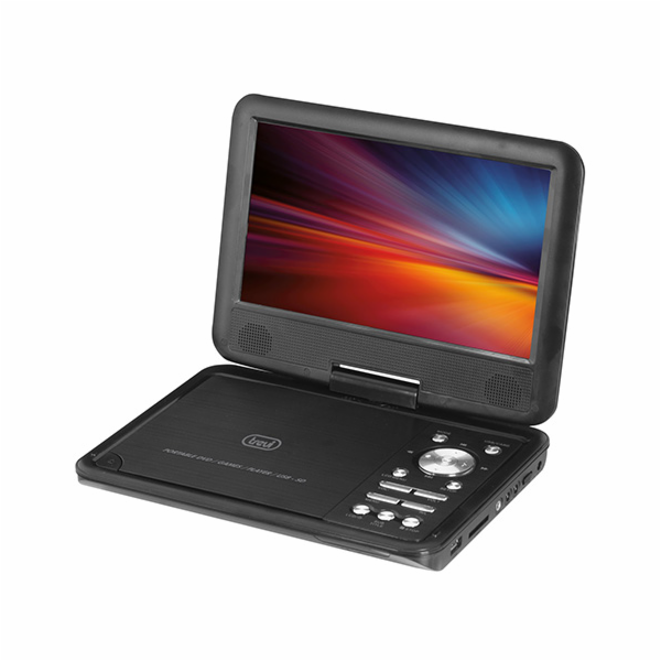 Přehrávač Trevi, PDX 1409 S2 BK, DVD, 9" LCD displej, rot...
