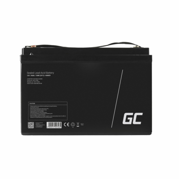 Green Cell AGM 12V 65Ah VRLA baterie Gel s hlubokým cykle...