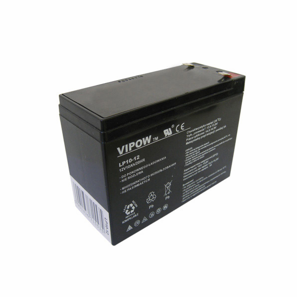 VIPow Baterie 12V/10Ah (BAT0215)