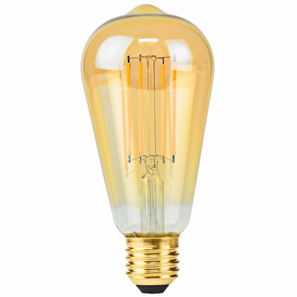 NEDIS LED žárovka E27/ ST64/ 4,9 W/ 220 V/ 470 lm/ 2100 K...