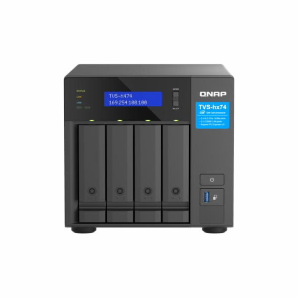 QNAP TVS-h474-PT-8G (2core 3,7GHz, ZFS, 8GB RAM, 4x SATA,...