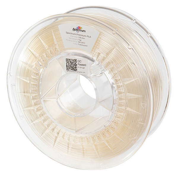 Spectrum Filament PLA Translucent 1,75 mm / 1 kg