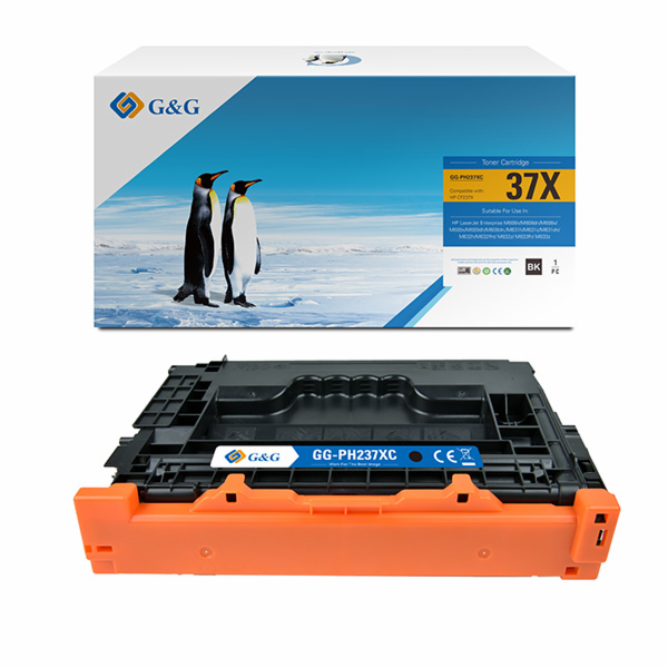 Toner G & G G&G kompatibilní toner s CF237X, černou, 2500...
