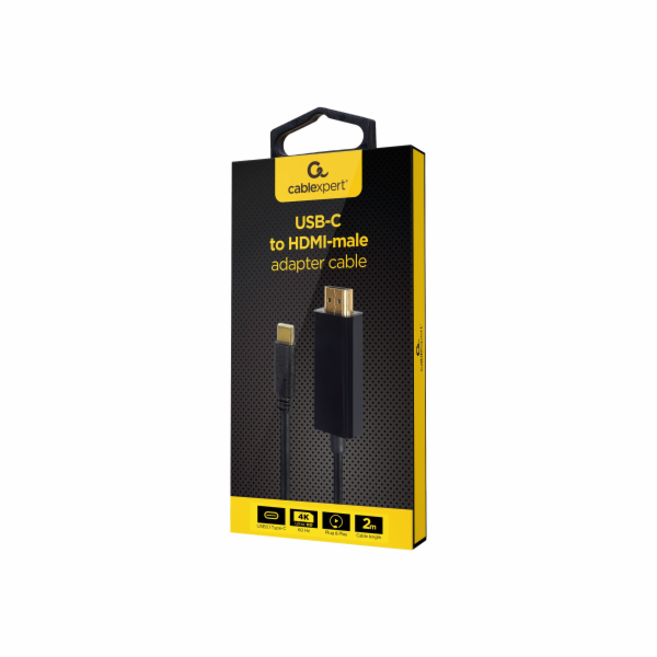 Gembird kábel USB-C (M) na HDMI (M), 4K, 60Hz, 2m kábel, ...