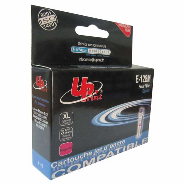 Inkoust UPrint kompatibilní s C13T12834011, purpurová, 4m...
