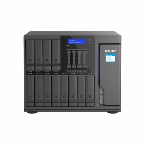 QNAP TS-1655-8G (8core 2,8GHz, 8GB RAM, 12x 3,5"+4x 2,5" ...