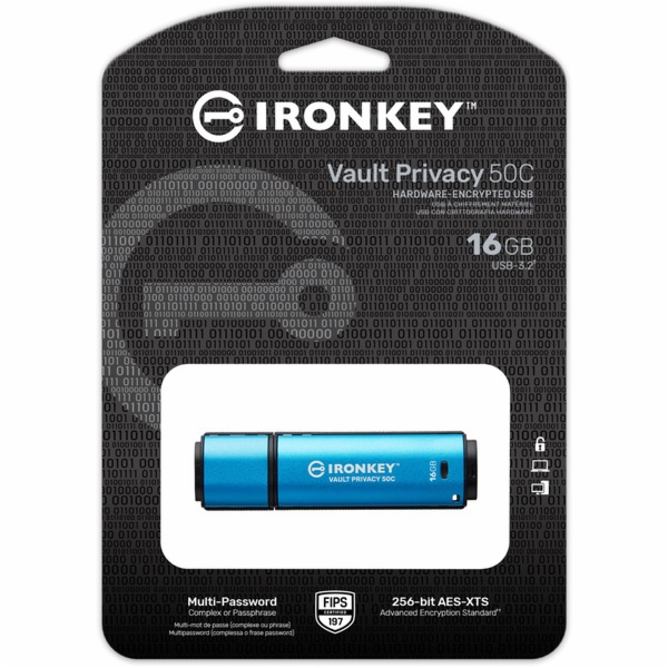 USB klíčenka IronKey Vault Privacy 50 16GB