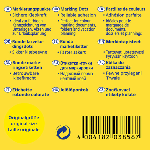 Avery Zweckform Značkovací kroužky v dávkovači Avery Zwec...