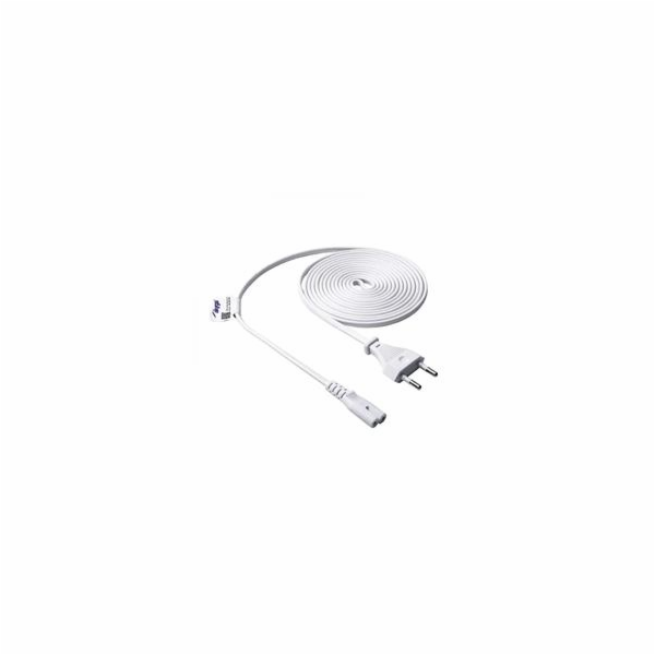 Akyga napájecí kabel 3m/250V/CEE 7/16 na IEC C7/2x0.5mmm2...