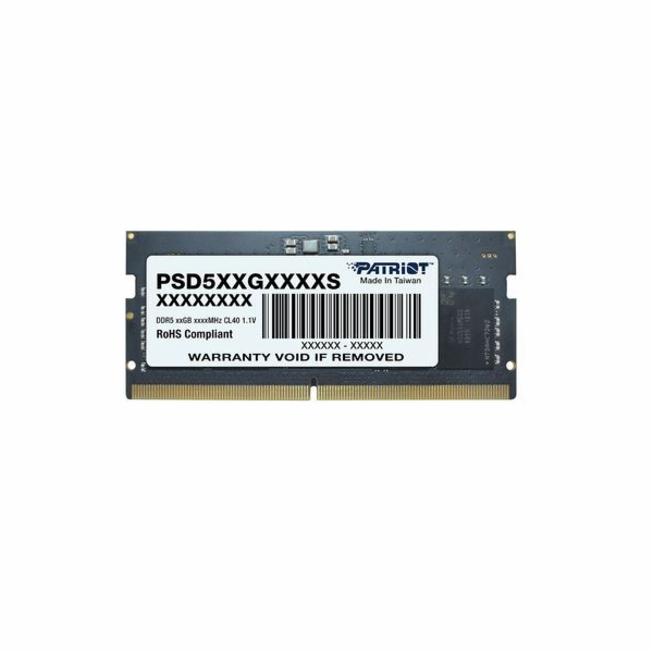 Patriot Signature Line/SO-DIMM DDR5/32GB/4800MHz/CL40/1x32GB