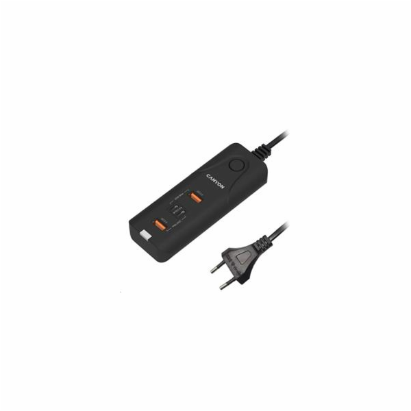 CANYON nabíječka H-10 do sítě 2xUSB-C (PD 20W) + 2x USB-A...