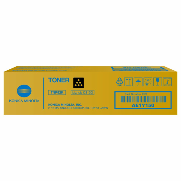 Konica Minolta TNP92K,Toner černý, 6000 stran