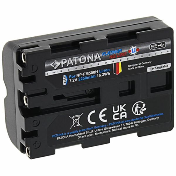 PATONA baterie pro foto Sony NP-FM500H 2250mAh Li-Ion Pla...