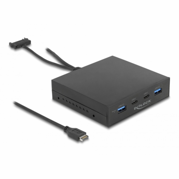 Delock 3.5” USB 3.2 Gen 2 přední panel 2 x USB Type-C™ + ...
