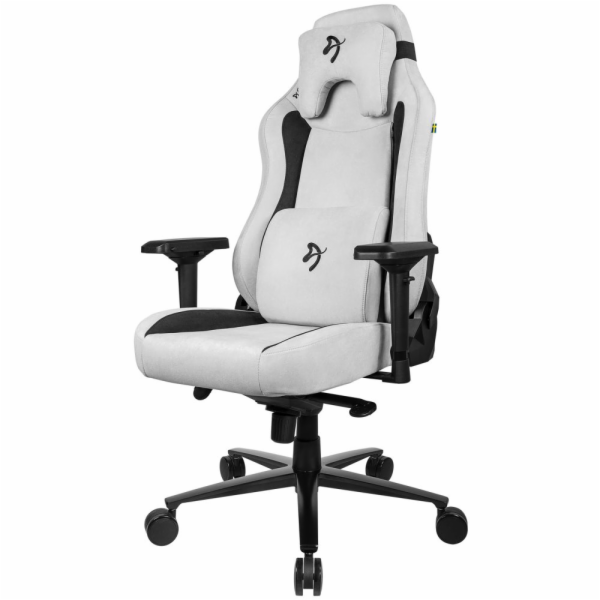AROZZI herní židle VERNAZZA Supersoft Fabric Light Grey/ ...