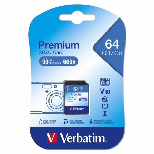 Verbatim microSDXC Flash Card  64GB  440