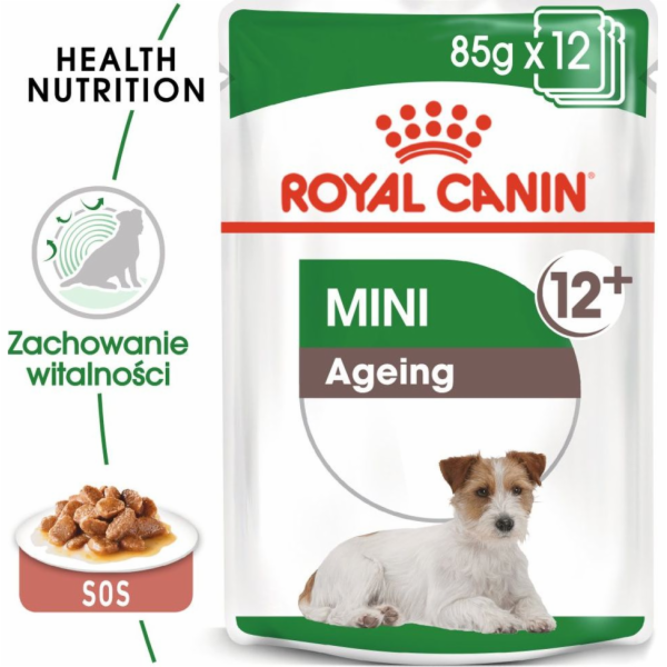 ROYAL CANIN Mini Ageing - mokré krmivo pro psy -  12 x 85g