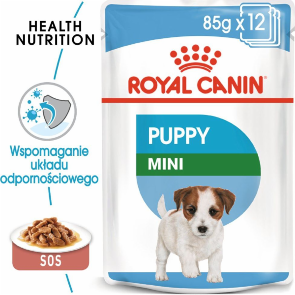 ROYAL CANIN SHN Mini Puppy in sauce - mokré krmivo pro št...