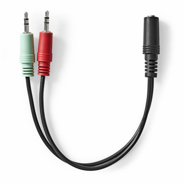 NEDIS redukce pro headsety/ 2x zástrčka 3,5mm jack - zásu...