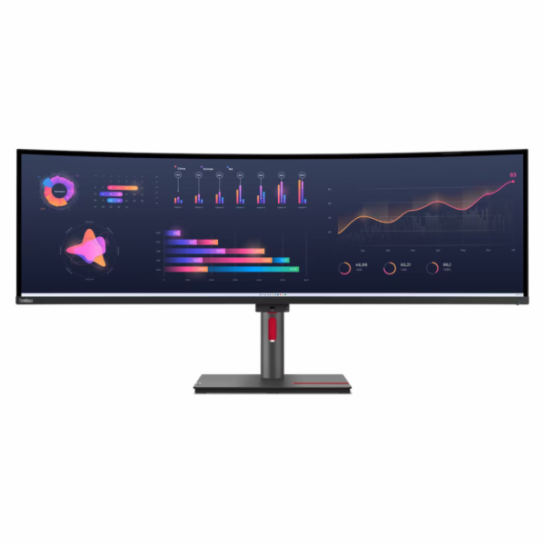 LENOVO LCD P49w-30 - 49”,IPS,matný,16:9,5120x1440,60Hz,4m...