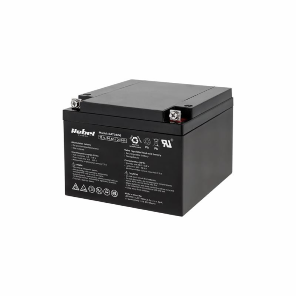 Rebel baterie 12V/24Ah (BAT0406)