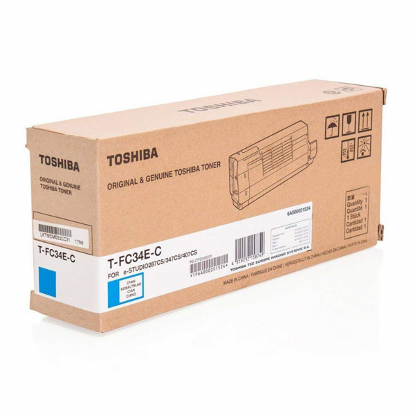 Originální azurový toner Toshiba T-FC34E (6A000001524)