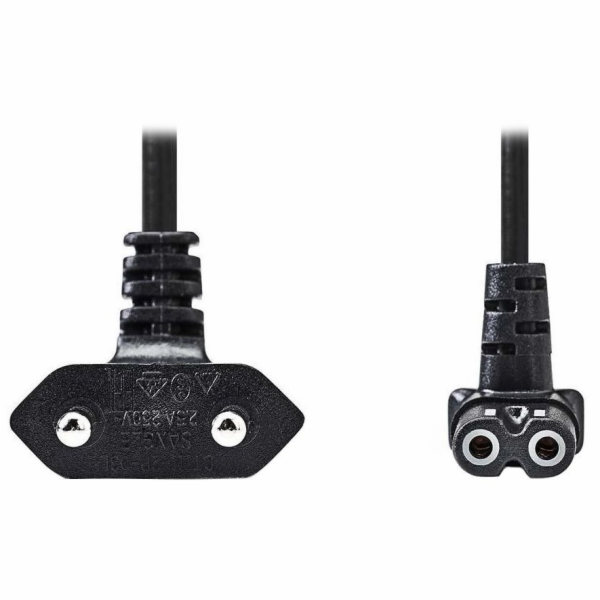 Nedis úhlový 3m PVC černá PCGP11055BK30 NEDIS napájecí ka...