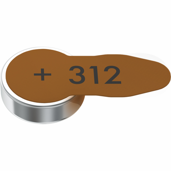 Varta Hörgerätebatterie Hearing Aid Zinc Air 312, PR41 (6...