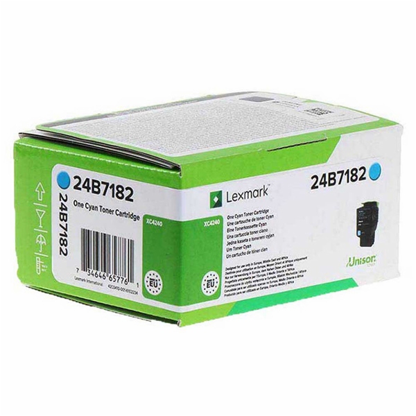 Originální azurový toner Lexmark 24B7182 (24B7182)