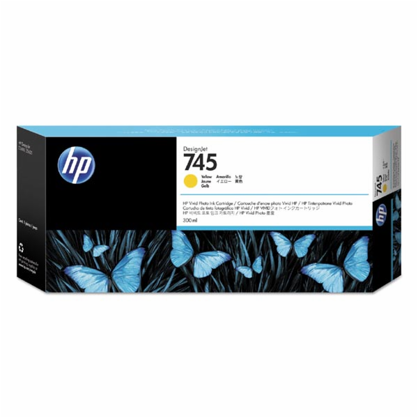 Inkoustová kazeta HP Ink/745 (žlutá) (F9K02A)