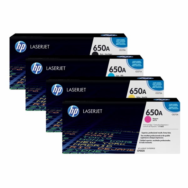 HP 650A - Purpurová - originální - LaserJet - kazeta s ba...