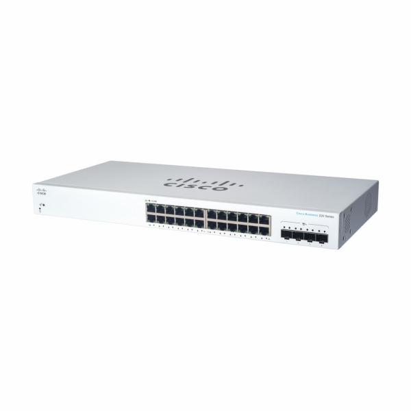 Cisco switch CBS220-24FP-4X (24xGbE,4xSFP+,24xPoE+,382W) ...