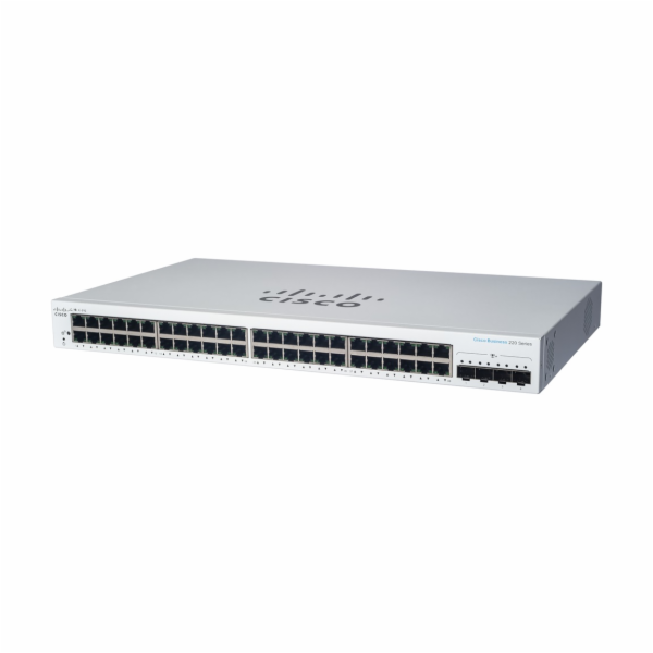 Cisco switch CBS220-48P-4G (48xGbE,4xSFP,48xPoE+,382W) - ...