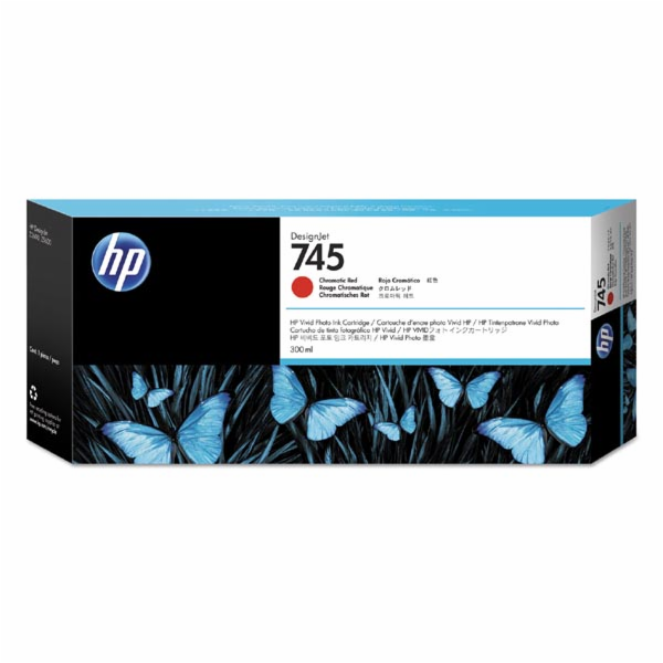 Inkoustová kazeta HP Ink/745 (chromatická červená)