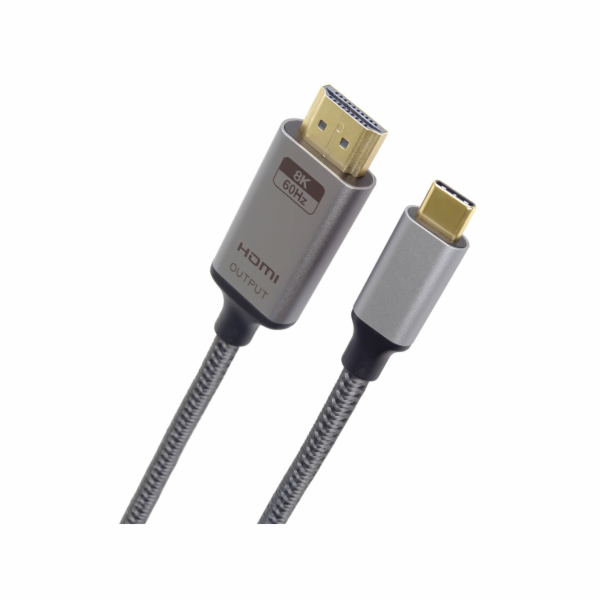USB-C na HDMI kabel 2m rozlišení obrazu 8K@60Hz,4K@144Hz ...