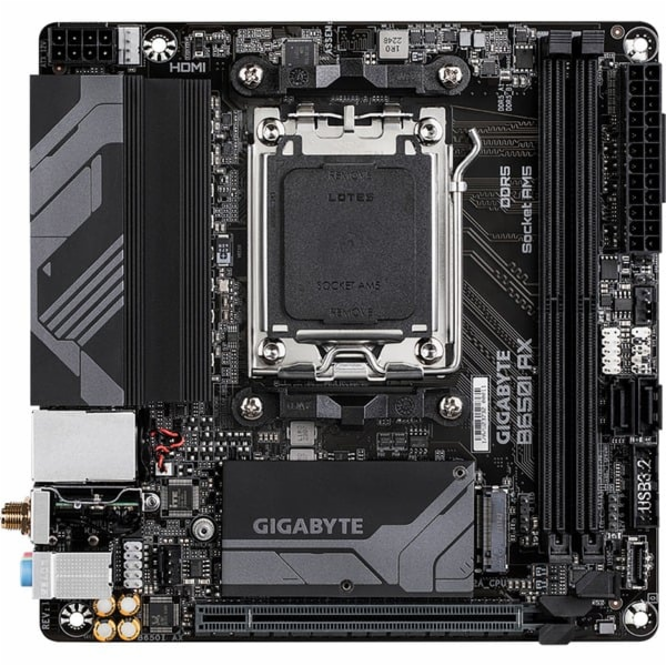 GIGABYTE MB Sc AM5 B650I AX, AMD B650, 2xDDR5, 1xDP, 1xHD...