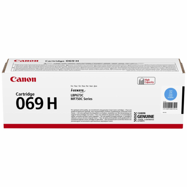 Canon Cartridge 069 H C CP, White box