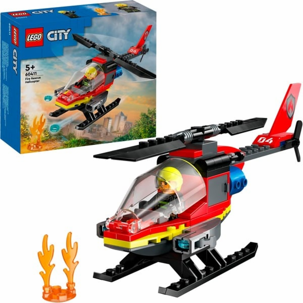 LEGO 60411 Městská hasičská helikoptéra, stavebnice