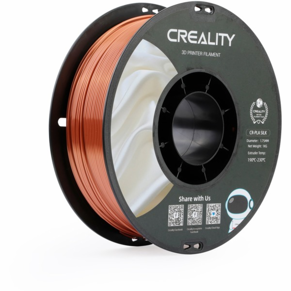 Creality CR-Silk PLA filament měděná červená, 3D kazeta