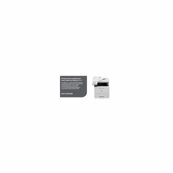 BROTHER multifunkce mono laserová DCP-L5510DW - A4 48ppm ...