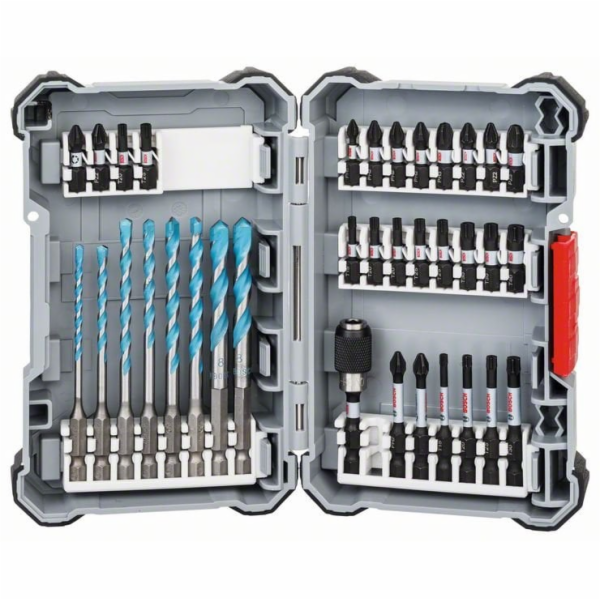 Bosch Sada 35 kusů Pick and Click spirálových vrtáků Mult...