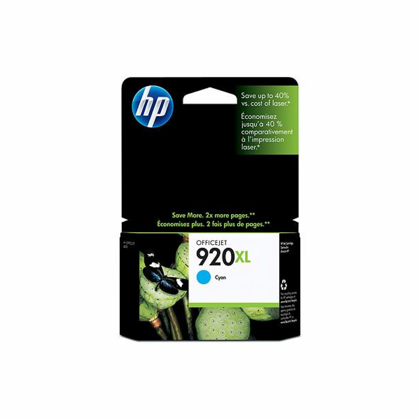 HP 920XL Cyan Officejet Ink Cartridges, HP 920XL Cyan Off...