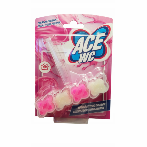 WC osvěžovač-čistič ACE, Eucalyptus Flower, 48 g