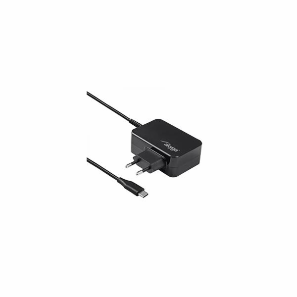 Akyga Napájecí adaptér 5-20V / 3-4.5A 90W USB-C, GaN - 1,8m