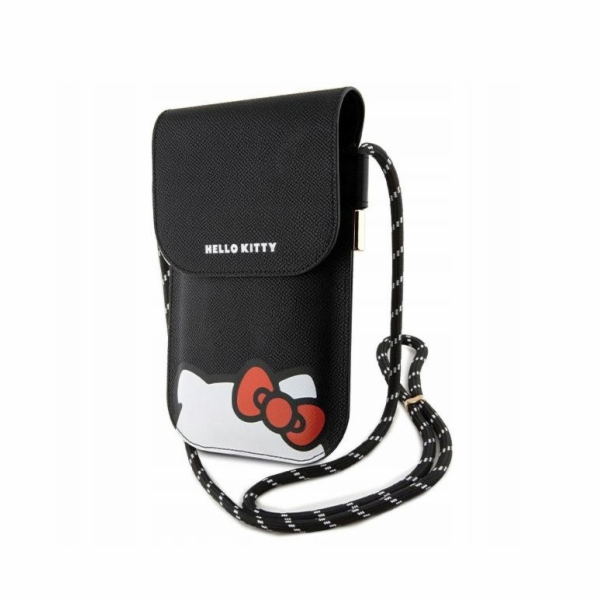 Hello Kitty Leather Hiding Kitty Phone Bag Black Ponořte ...