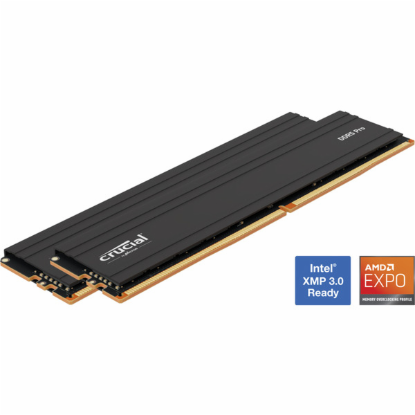 Crucial DIMM 32 GB DDR5-6000 (2x) (schwarz, CP2K16G60C48U...