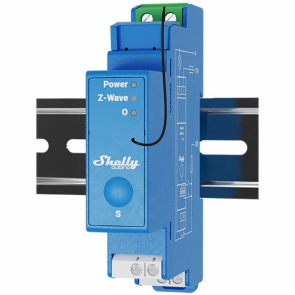 Shelly Qubino Wave Pro1, relé